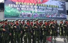 Yonif 732/Banau Rampungkan Tugas Pengamanan Perbatasan RI-PNG 2026