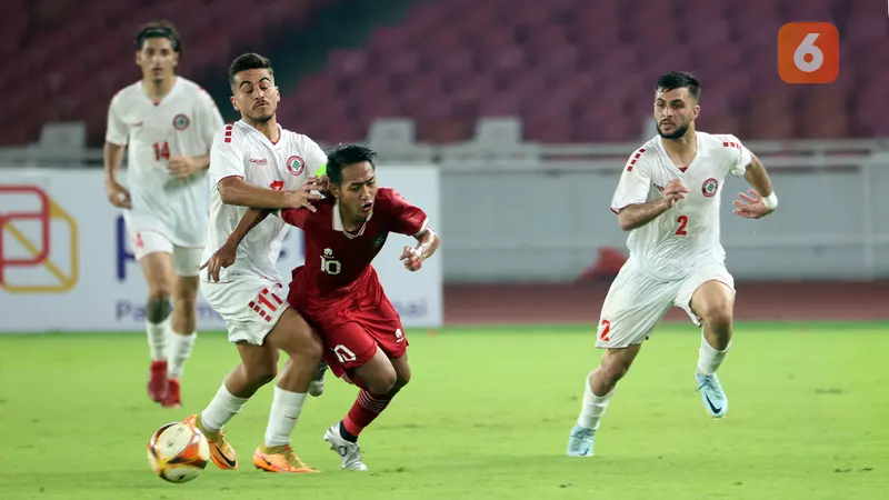 Pertandingan Uji Coba Timnas Indonesia U-22 Vs Lebanon