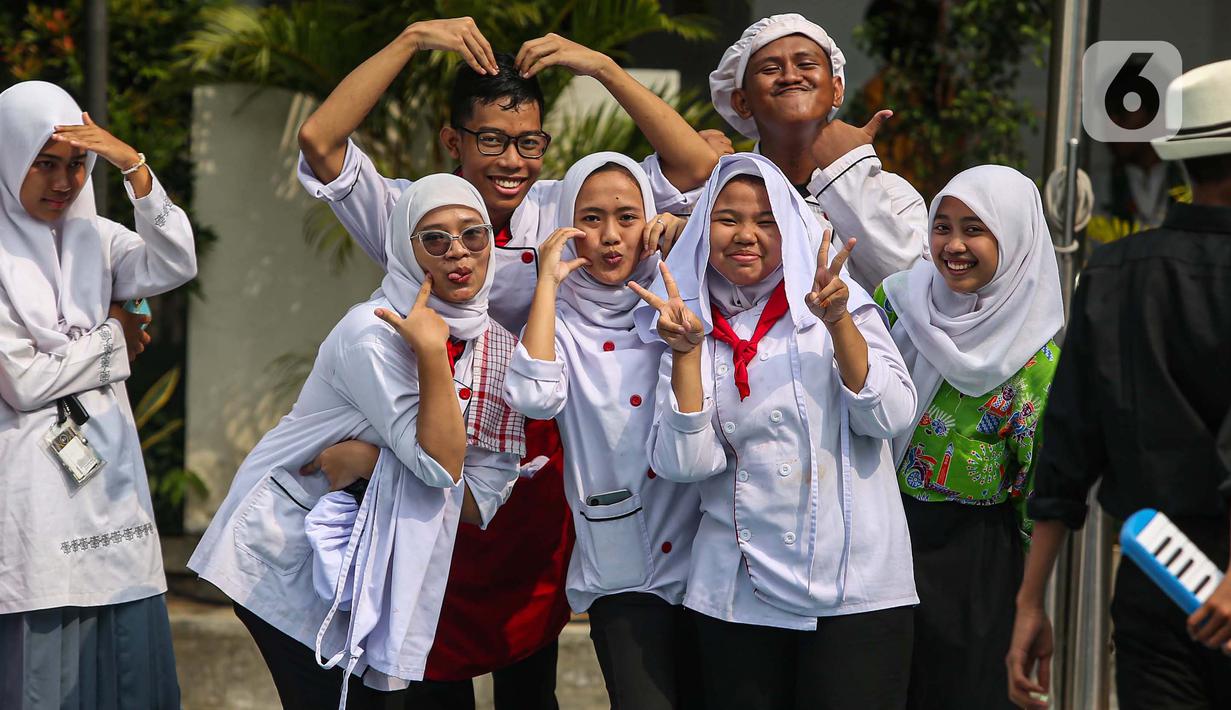 Kreativitas ini bagian dari proyek penguatan profil pelajar Pancasila. (Liputan6.com/Angga Yuniar)