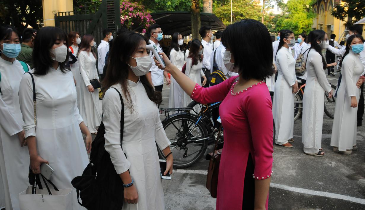 Foto Siswa Di Vietnam Mulai Tahun Ajaran Baru Global Liputan6 Com
