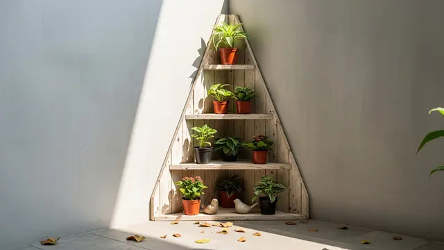 12 Inspirasi Rak Tanam Sederhana dari Kayu Bekas untuk Kebun Rumah yang Estetik
