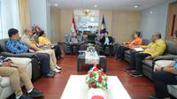 Kepala Badan Pembinaan Ideologi Pancasila (BPIP), Yudian Wahyudi melakukan kunjungan resmi ke Kantor Gubernur Provinsi Papua. (Tim News).