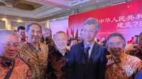 Kedutaan Besar (Kedubes) China menggelar perayaan 75 tahun hubungan diplomatik antara Indonesia dengan Republik Rakyat Tiongkok (RRT) di Jakarta.