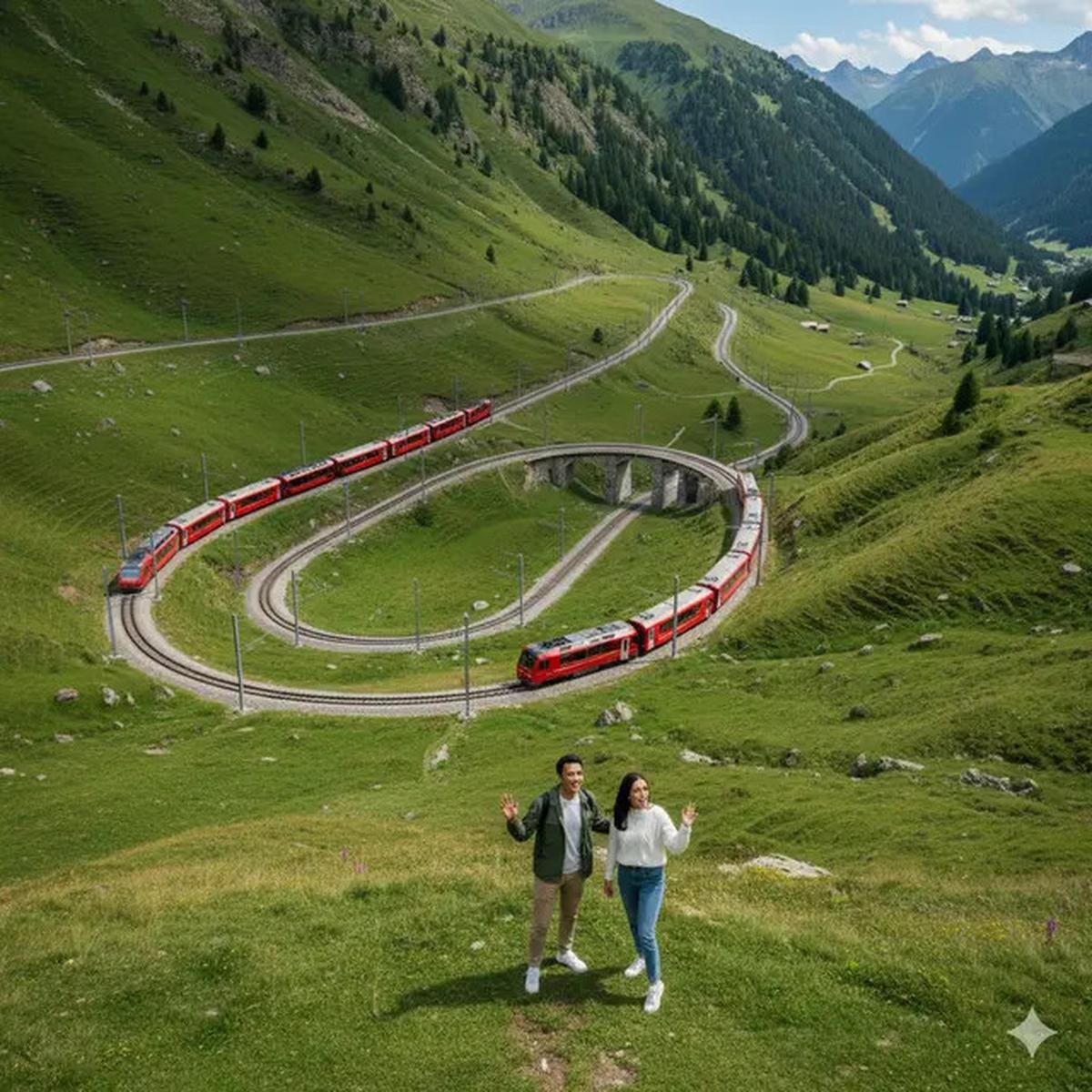 7 Prompt Gemini AI Paling Viral untuk Edit Foto Liburan di Swiss, Tampilan Sinematik Pegunungan Alpen hingga Danau Biru
