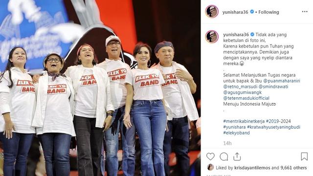 Elek Yo Band (Foto: Instagram/@yunishara36)