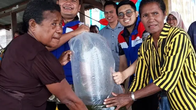 bibit ikan Nila bagi warga di Sentani