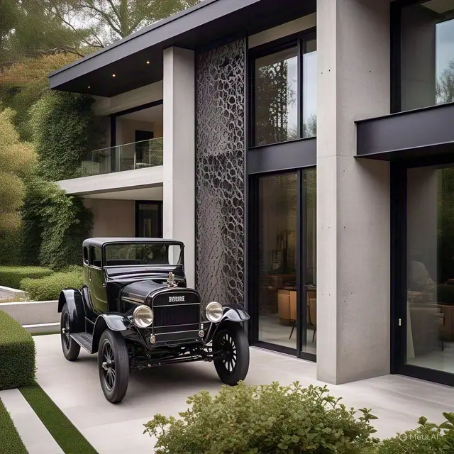 Model Teras Cor Dak Rumah Mewah dengan Besi