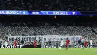 Real Madrid Panaskan El Clasico, Suporter Serang Barcelona Lewat Spanduk Kasus Negreira