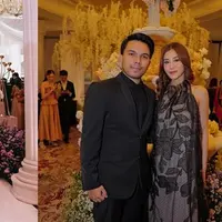 Potret Atta-Aurel dan Thariq-Aaliyah di pernikahan Vincent-Vior (credit: instagram/attahalilintar/thariqhalilintar)