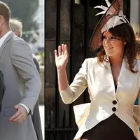 Meghan Markle dan Pangeran Harry tak menghadiri semua rangkaian pernikahan Putri Eugenie dan Jack Brooksbank. (Tim IRELAND / BEN STANSALL / AFP)