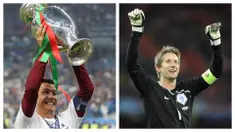 Ajang Euro atau Piala Eropa yang digelar serupa dengan Piala Dunia yaitu empat tahun sekali menjadi ajang konsistensi penampilan seorang pemain. Tidak mudah untuk mempertahankan konsistensi tersebut. Berikut 7 pemain yang sukses menjadi penampil terbanyak. (Kolase Foto AFP)