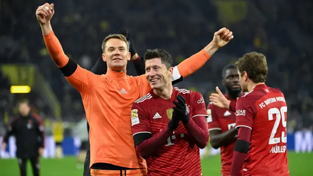 Foto: Cetak Gol Lagi, Lewandowski Lampaui Rekor Mueller dan Samai Rekor Cristiano Ronaldo
