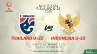 Kualifikasi Piala Asia U-23: Thailand U-23 vs Indonesia U-23. (Bola.com/Dody Iryawan)