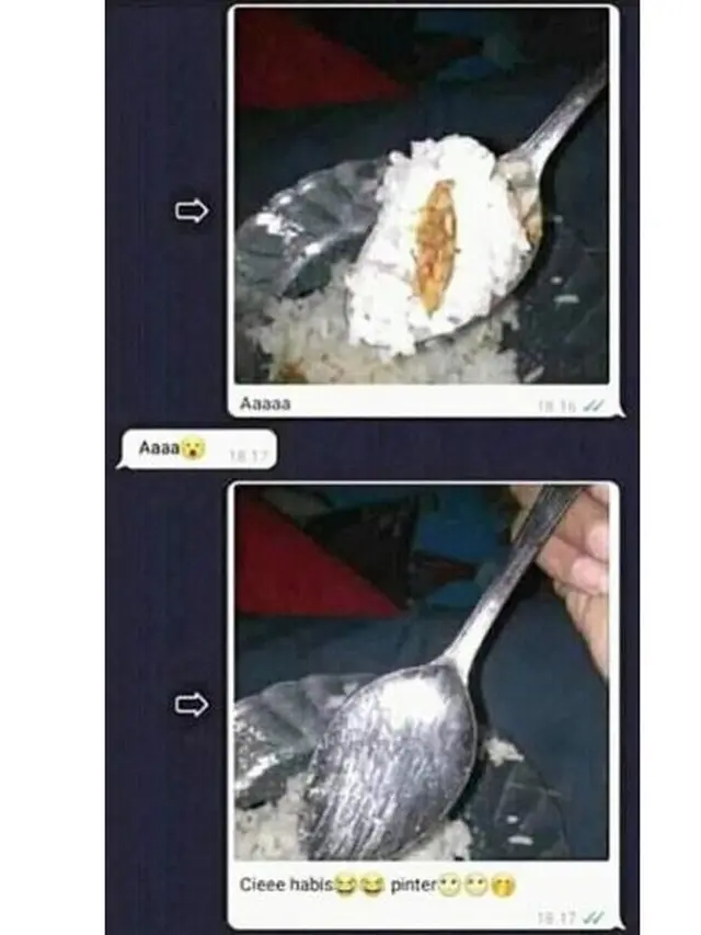 6 Chat Pacaran LDR Minta Disuapin Makanan Ini Bikin Jomblo Meringis