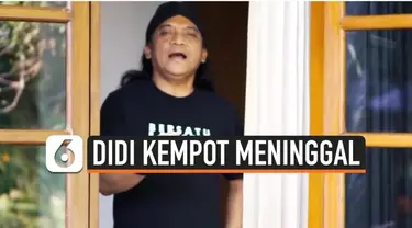 Penyanyi Didi Kempot meninggal di usia 53 tahun. Sebelum meninggal, ia sempat merilis lagu terakhirnya tentang imbauan tidak mudik untuk mencegah corona.