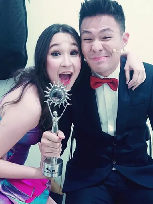 Antara Pricilla dan Fero pun mengaku saling support satu sama lain. Apalagi keduanya memang sudah sama-sama tahu karakter masing-masing. (Via Onstagram/@agthpricilla)