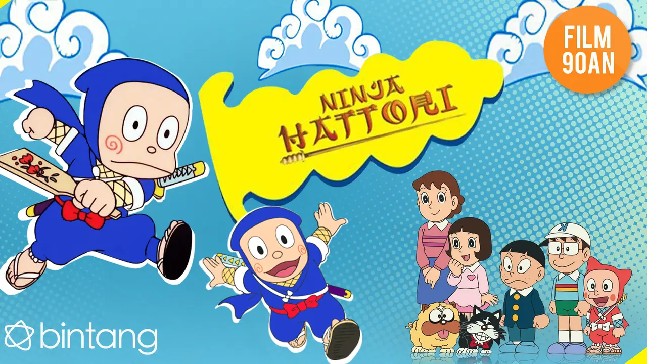 [Bintang] Film 90-an, Ninja Hattori Sang Penyelamat yang Takut Katak