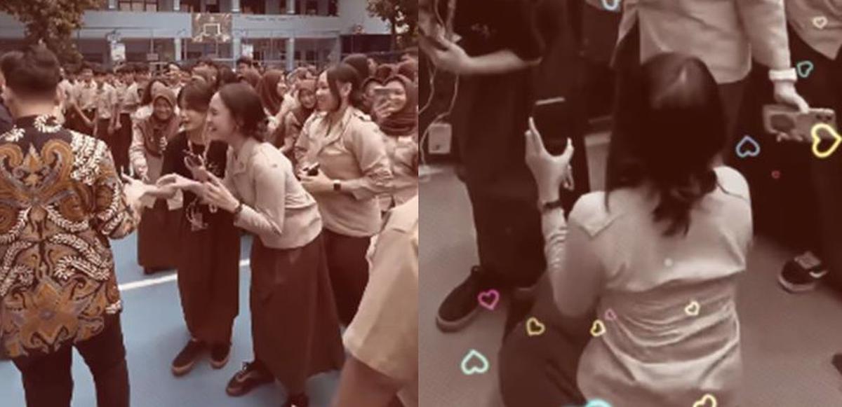 Momen Wapres Gibran Datangi SMP & SMA di Jakarta