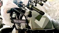 Royal Enfield edisi warna kamuflase (indianautosblog)