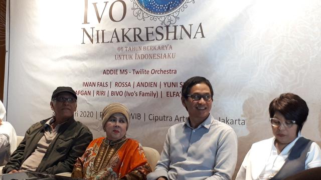 Diakui Iwan Fals, musik-musik Ivo Nilakreshna memiliki tingkat kesulitan yang tinggi. (Liputan6.com/ Zulfa Ayu Sundari)