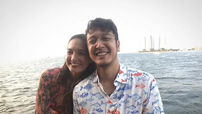 [Fimela] Nadine Chandrawinata dan Dimas Anggara