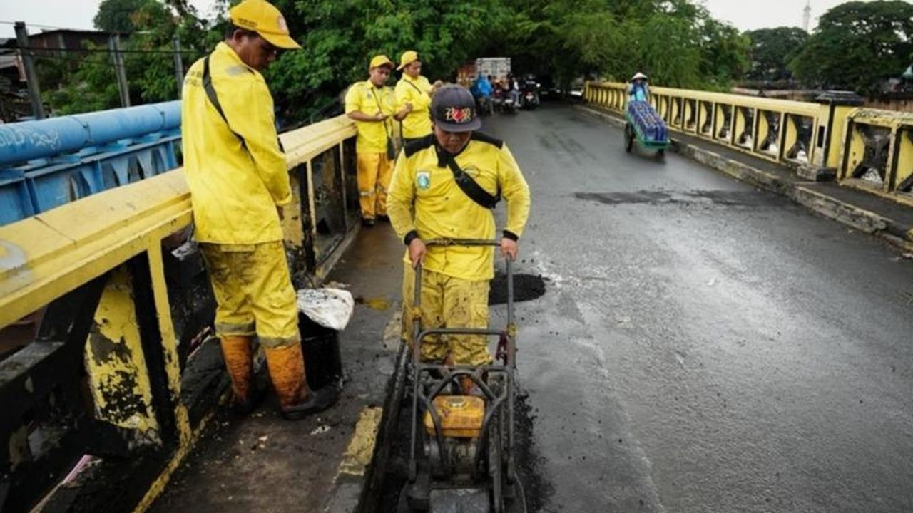Perbaikan Jalan Berlubang Jakarta Barat: 636 Titik Tuntas Diperbaiki Sudin Bina Marga
