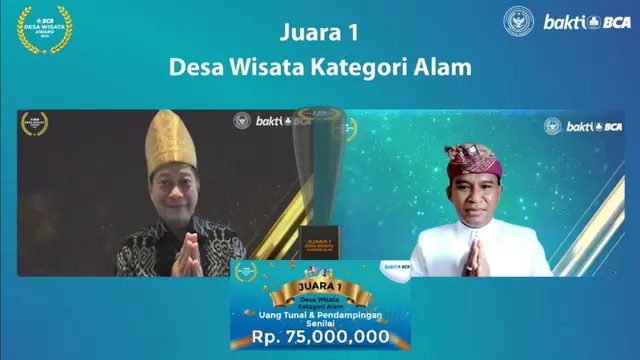 Pemenang BCA Desa Wisata Awards 2021