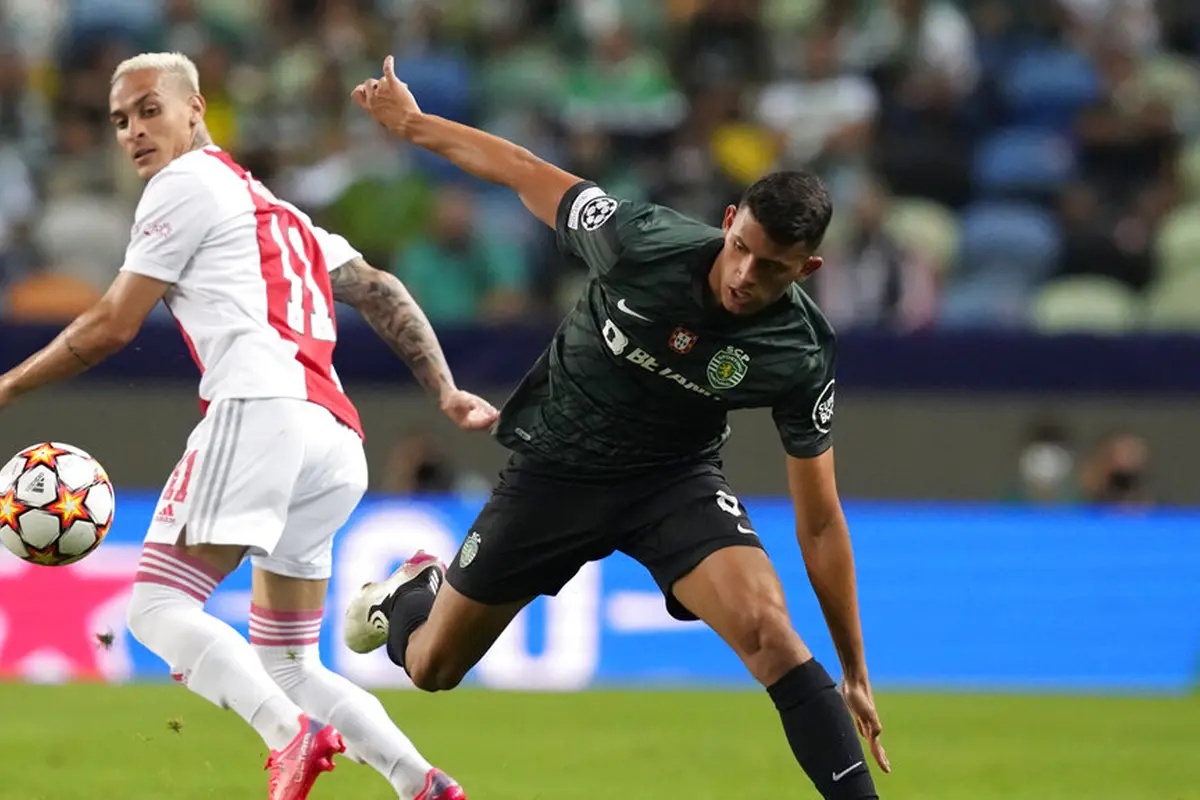 FOTO: Ajax Libas Sporting CP di Liga Champions