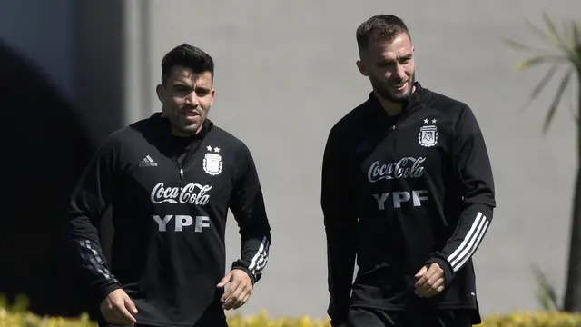 Intip Messi Cs Latihan Jelang Hadapi Paraguay
