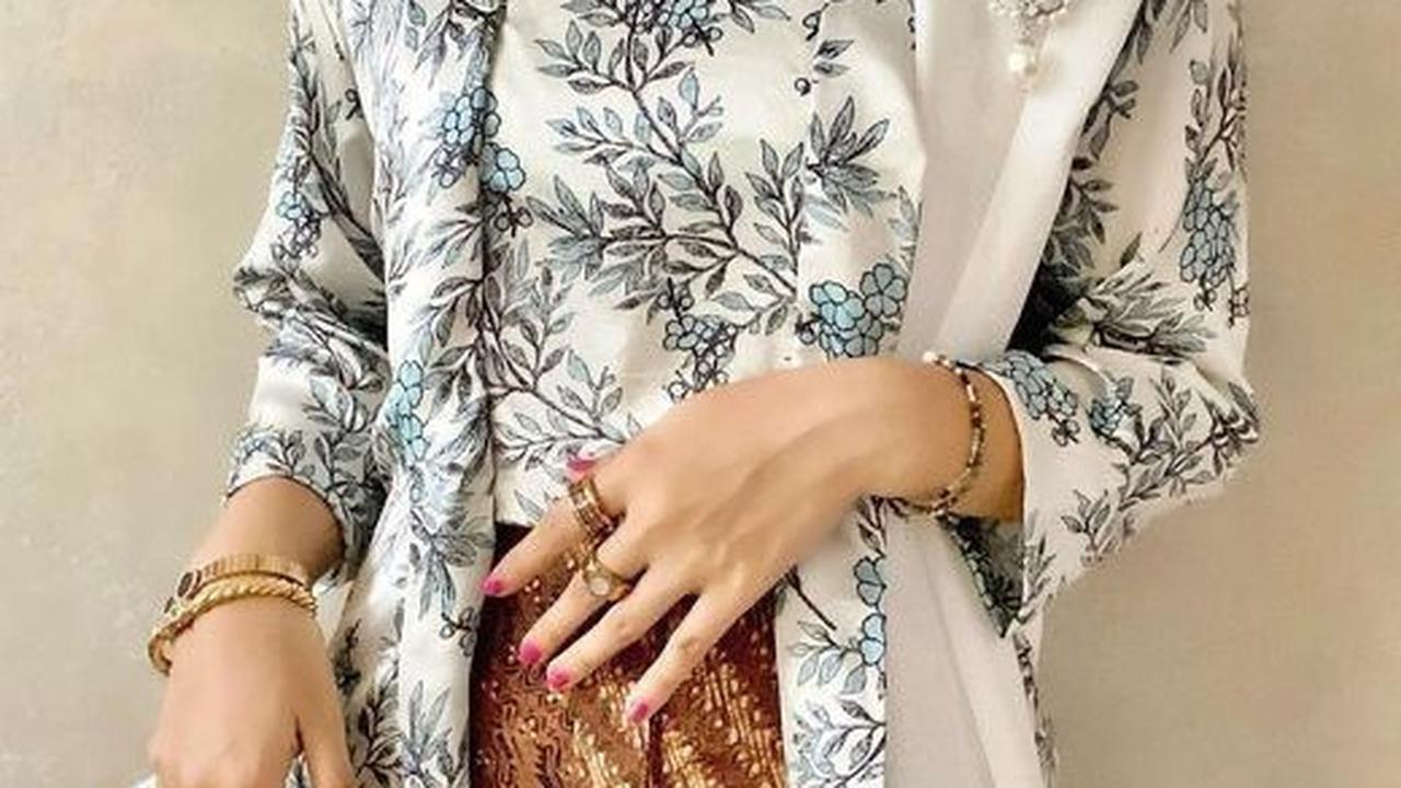 Ilustrasi Kebaya Modern Untuk Lebaran (©Pinterest)