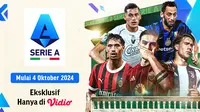 Jadwal Siaran Langsung Liga Italia Serie A  Matchday 7 di Vidio