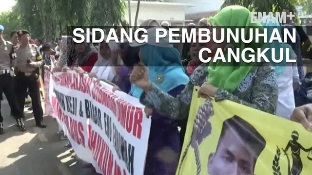 ENAM PLUS: Sidang Kasus Pembunuhan Enno, Diwarnai Protes Warga