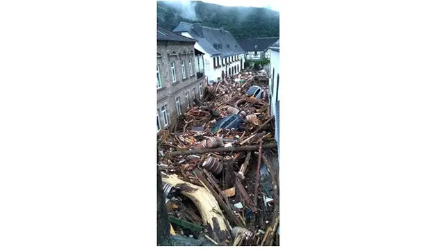 6 Potret Porak Poranda Jerman Usai Disapu Banjir Bandang