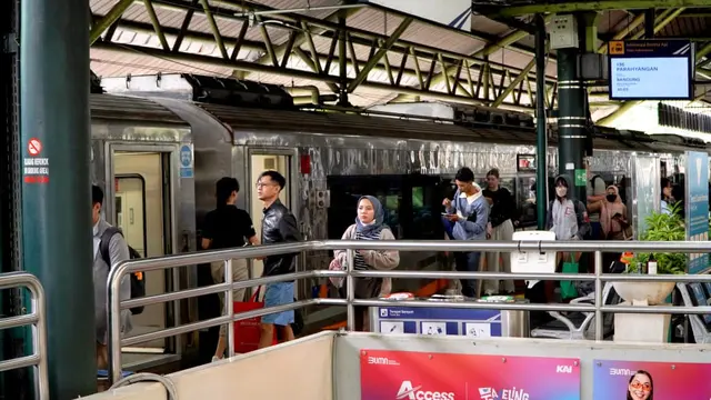 PT KAI Daop 1 Jakarta menambah perjalanan kereta api serta optimalisasi jadwal keberangkatan pada periode 17 hingga 30 April 2026. (Dok KAI)