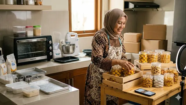 Peluang Usaha IRT setelah Lebaran (Foto: Gemini AI)