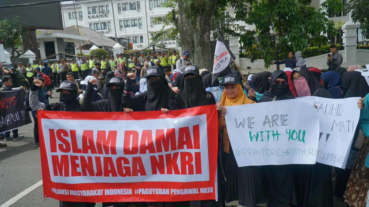 Aksi solidaritas Selandia Baru