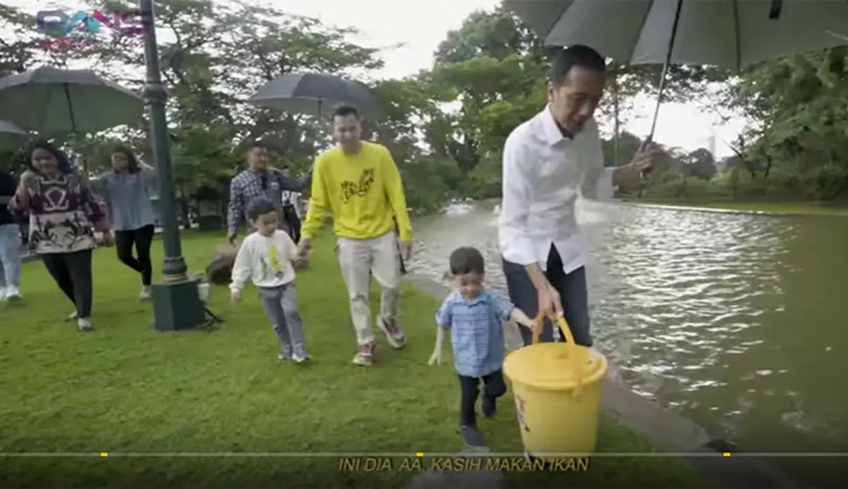 Jokowi dan Raffi Ahmad - Nagita Slavina