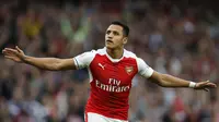 4. Alexis Sanchez (Arsenal) - 55,25 juta poundsterling atau Rp 950,96 miliar. (AFP/Ian Kington)