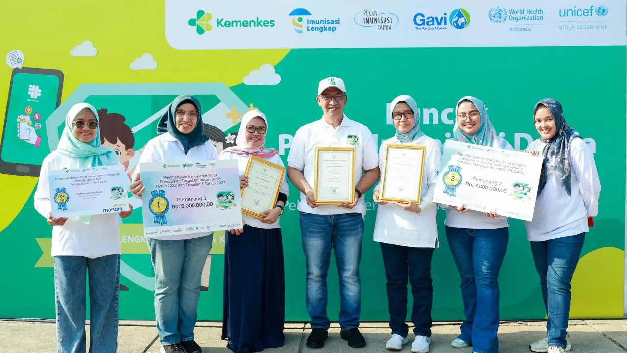 Pemerintah Kota (Pemkot) Tangerang Selatan (Tangsel) melalui Dinas Kesehatan (Dinkes) memborong 3 penghargaan dari Kementerian Kesehatan (Kemenkes)