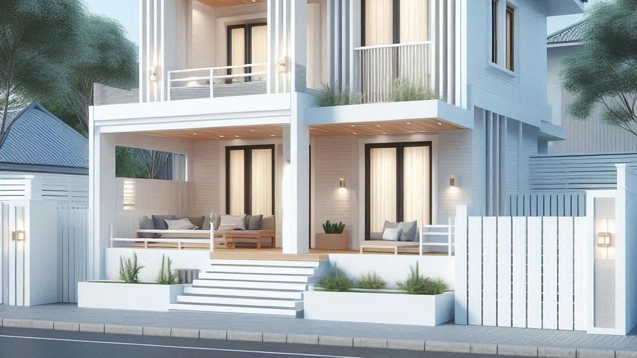 Desain RUmah Kayu 2 Lantai yang Estetik dan Adem