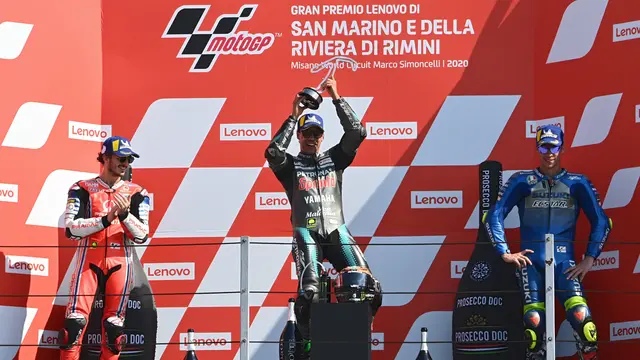 Podium MotoGP San Marino