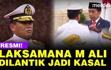 VIDEO: [FULL] Momen Jokowi Sematkan Pangkat Bintang Empat Ke Kasal Muhammad Ali