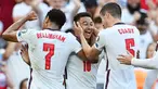 Dua gol dari Jesse Lingard mewarnai kemenangan 4-0 Inggris atas tim lemah Andorra dalam laga Kualifikasi Piala Dunia 2022 Grup I Zona Eropa di Wembley Stadium, London, Minggu (5/9/2021). Dua gol lainnya disumbangkan Harry Kane dan Bukayo Saka. (Foto: AFP/Justin Tallis)