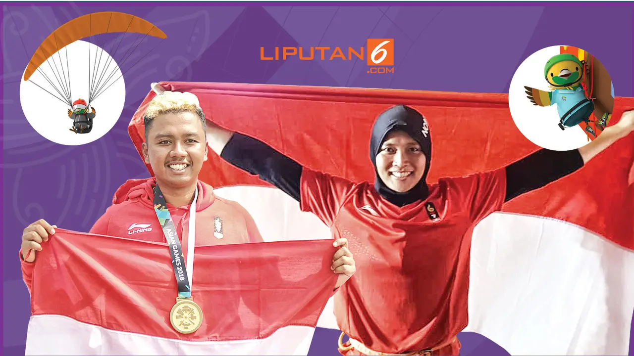 Banner Dobel Medali Emas Atlet Indonesia