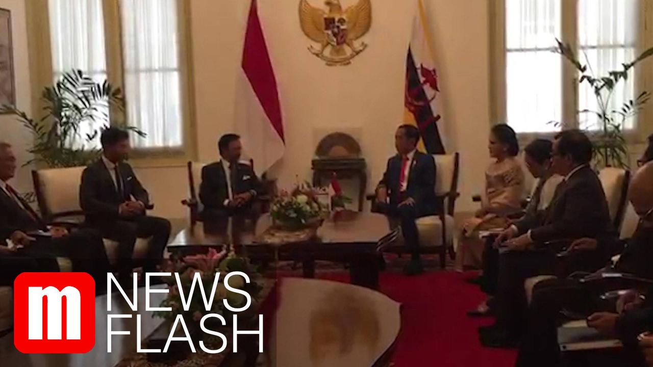VIDEO: Jelang Pelantikan, Jokowi Terima Kunjungan Dari Sultan Brunei Darussalam