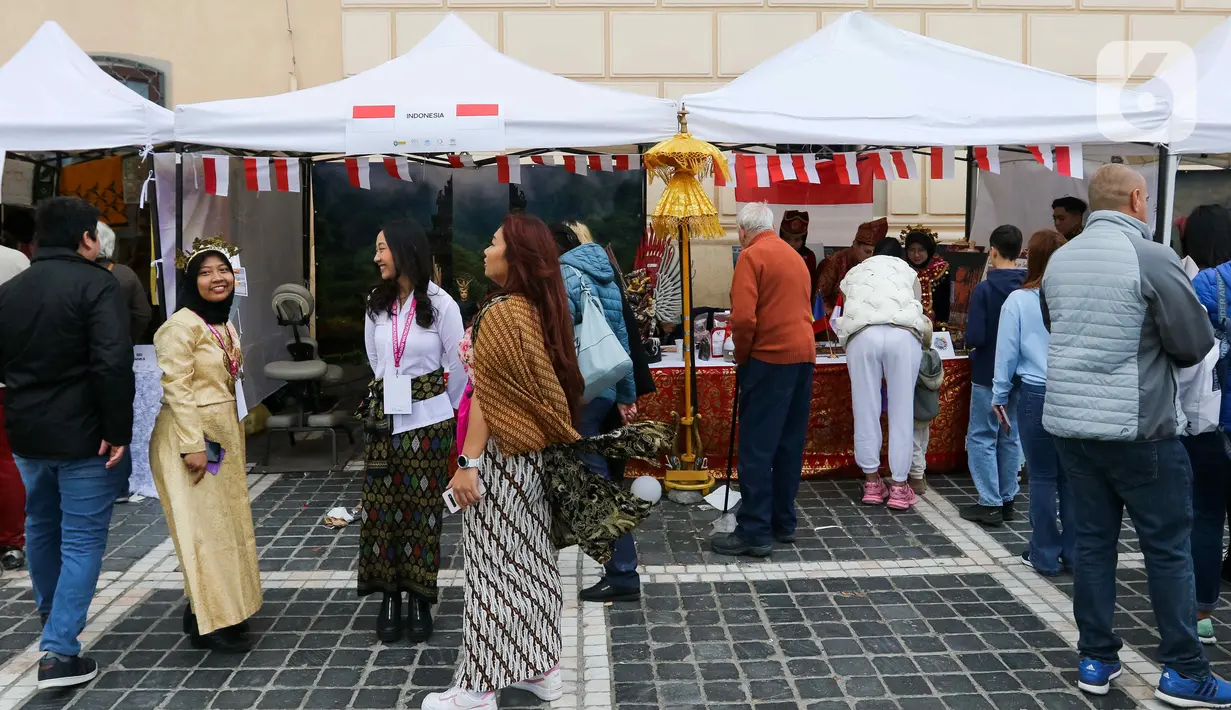 Acara ini menggandeng negara asing untuk memrperkenalkan serta mempromosikan multikulturalisme. (Liputan6.com/Herman Zakharia)