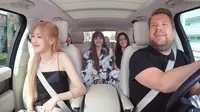 Blackpink Carpool Karaoke bersama James Corden (Youtube: The Late Late Show with James Corden)