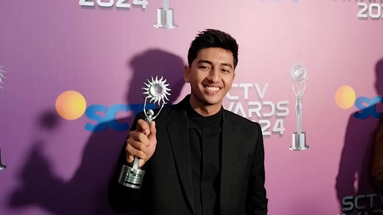 Harris Vriza di SCTV Awars 2024. (M Altaf Jauhar/ Liputan6.com)