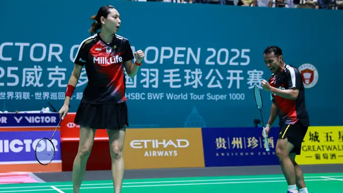 China Open 2025: Main Enak, Rehan/Gloria Dapat Tiket Perempat Final