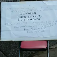 Ibunda Mira Lesmana, Nien Lesmana, akan dimakamkan di TPU Tanah Kusir, Jakarta Selatan, Rabu (28/6/2017) (Rivan Yuristiawan/Bintang.com)